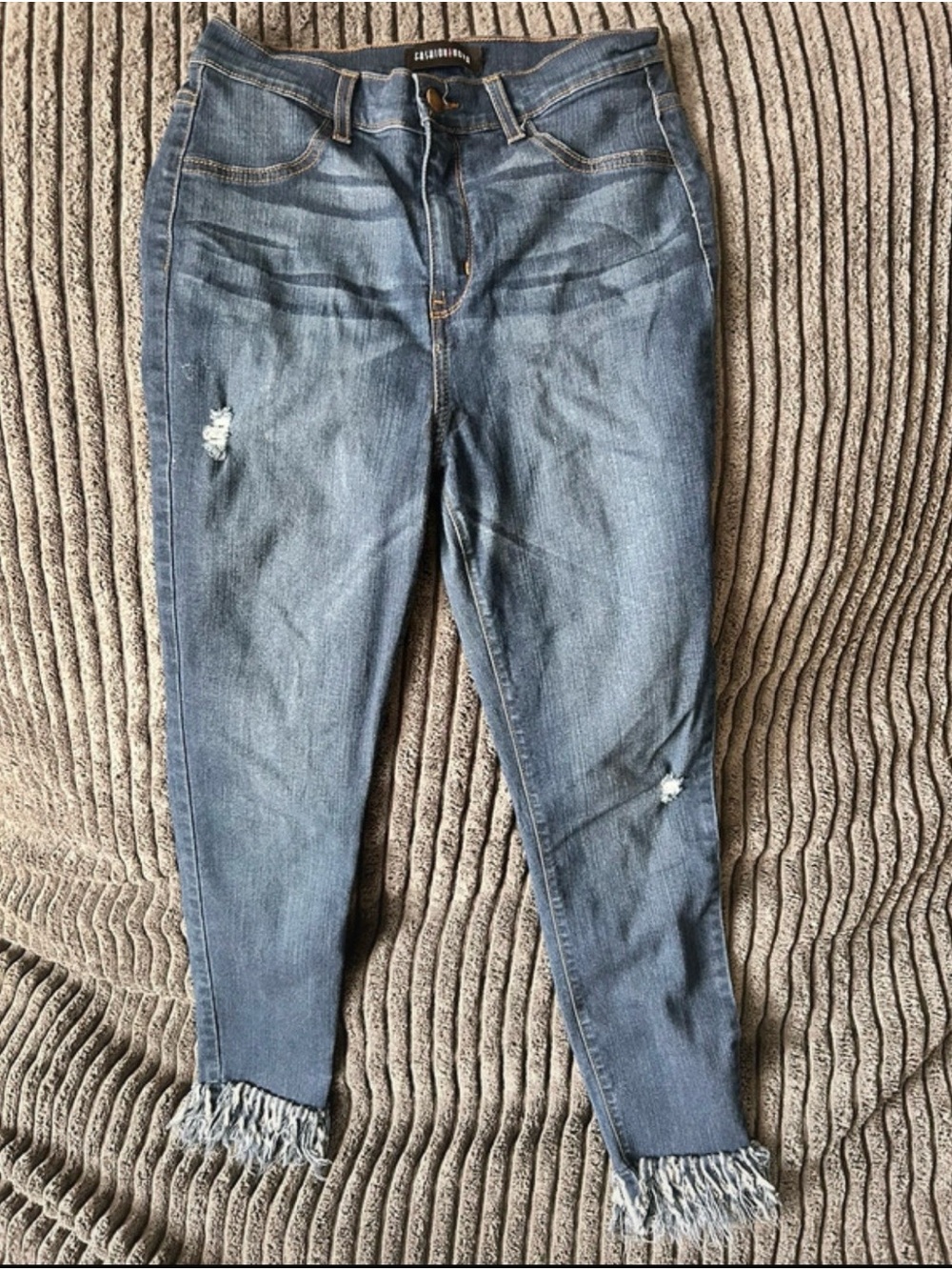 Fashion Nova Blue Denim Jeans Size 11
